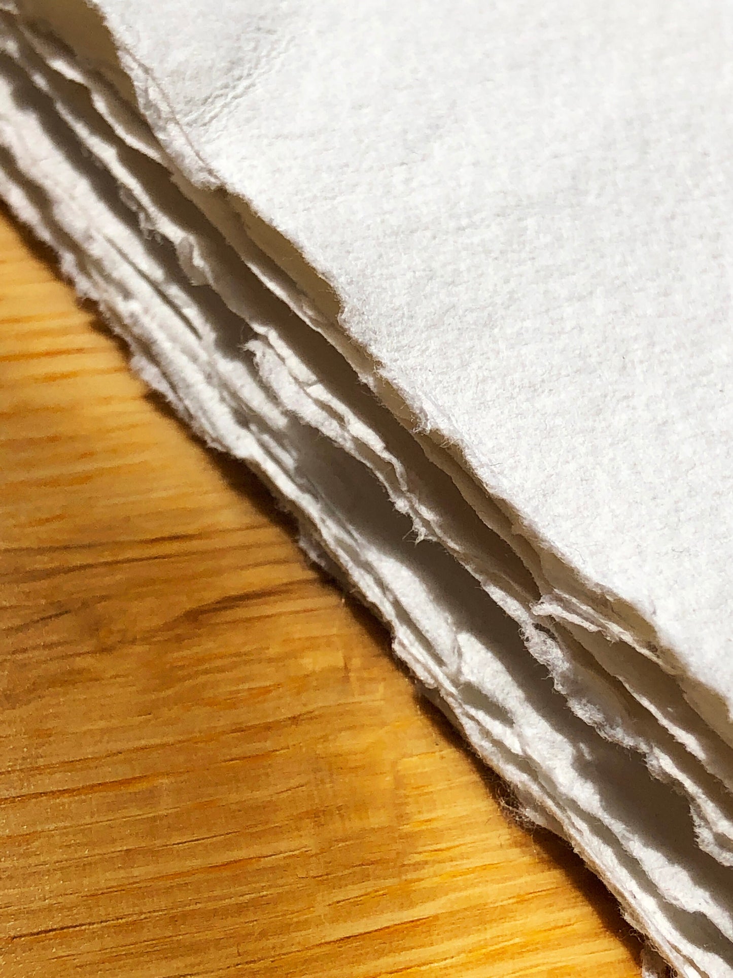 Perfectly-Imperfect Personalised 100% Cotton Rag Handmade Journal with Suminagashi Marbled and Typewritten Cover